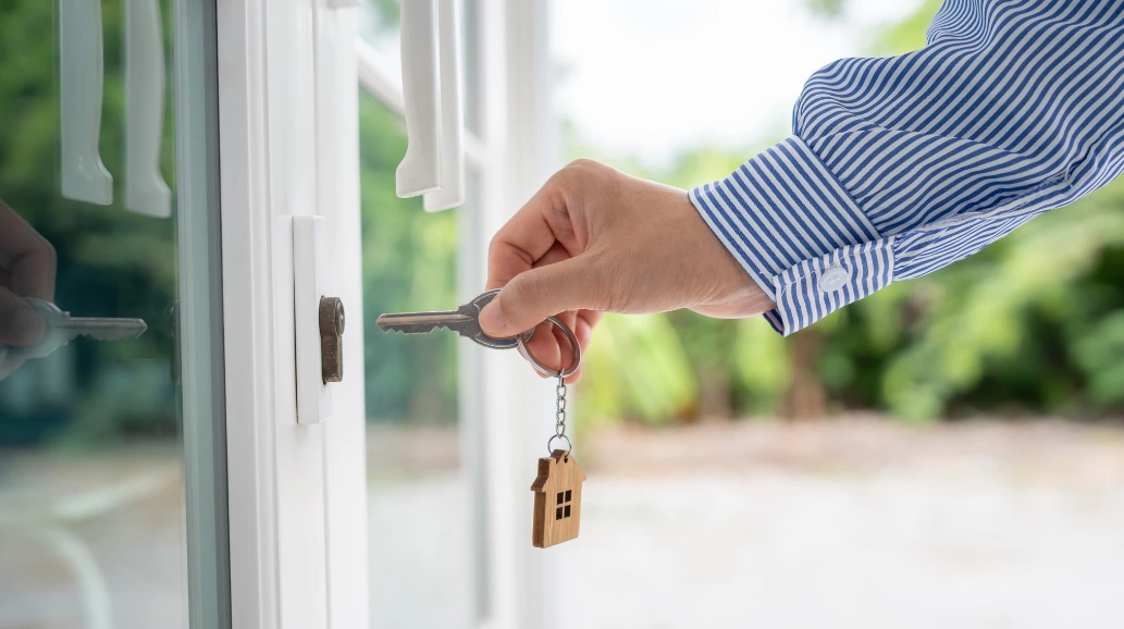 Buy-to-let portfolio landlord reviewing rental properties